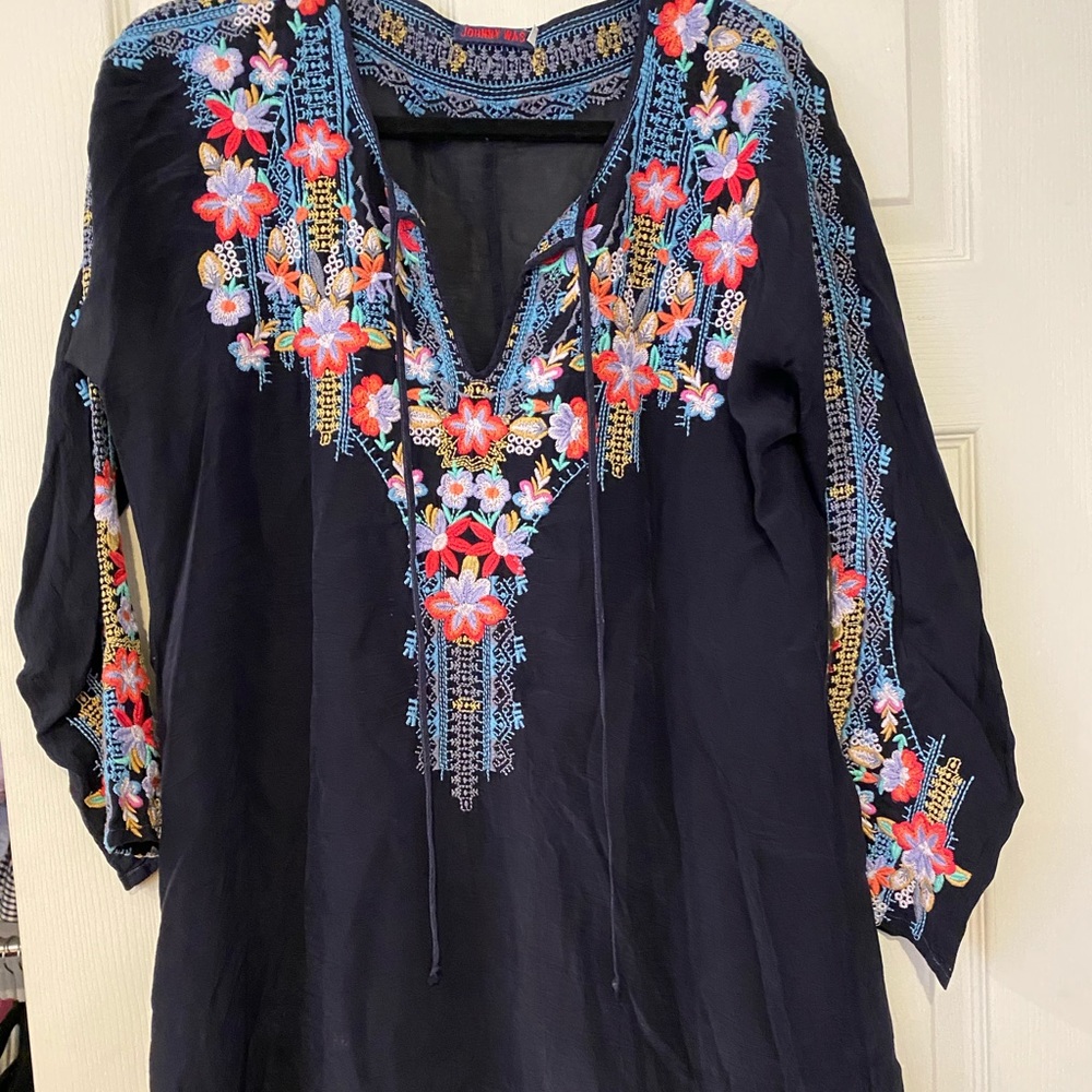 Johnny Was tunic dress size Medium